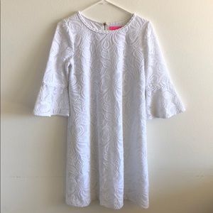 White flowy dress
